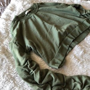 Cropped sweatshirt